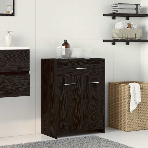 VidaXL Koupelnová skříňka 60 x 33 x 80 cm kompozitní dřevo [862551] Barva: Bílá