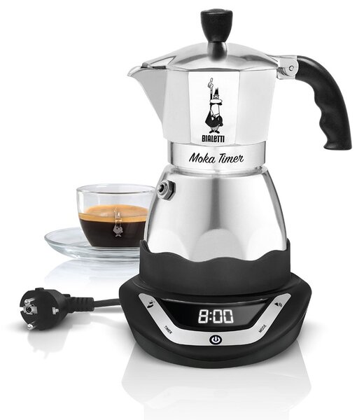 Bialetti Moka Timer Plně automatické Elektrická moka konvička