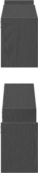 VidaXL Nástěnné police 2 ks 100 x 15 x 20 cm kompozitní dřevo [862655] Barva: dub sonoma