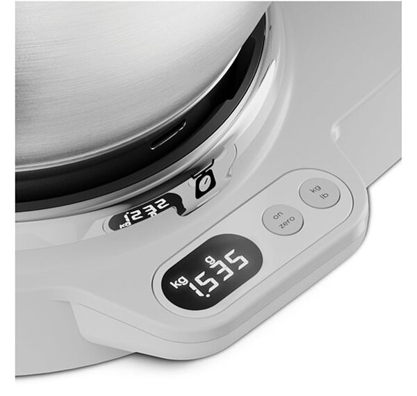 Kenwood KVC65.001WH kuchyňský robot 1200 W 5 l Nerezová ocel, Bílá Vestavěná stupnice