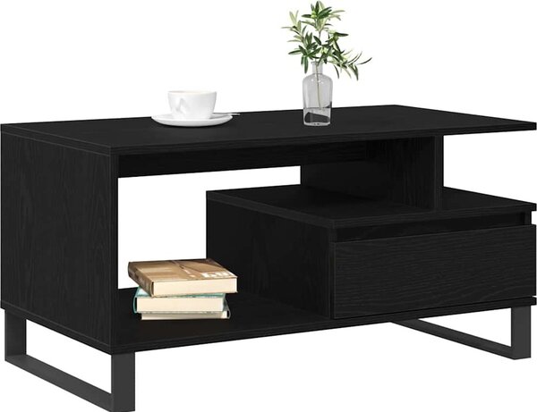 VidaXL Konferenční stolek 90 x 49 x 45 cm kompozitní dřevo [862969] Barva: hnědý dub