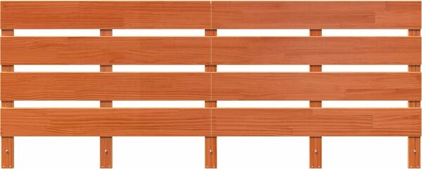 VidaXL Čelo postele 200 x 3 x 80 cm masivní borovice [844449] Barva: Bílá