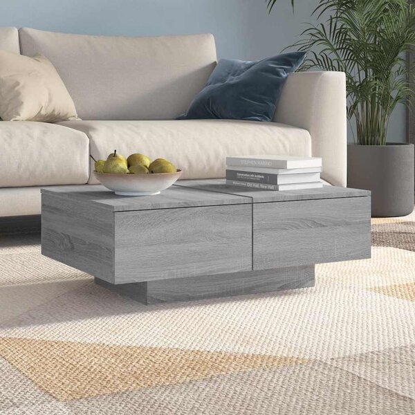 VidaXL Konferenční stolek 90 x 60 x 31 cm kompozitní dřevo [862634] Barva: Betonová šedá
