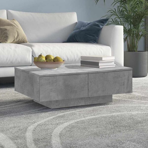 VidaXL Konferenční stolek 90 x 60 x 31 cm kompozitní dřevo [862634] Barva: Betonová šedá