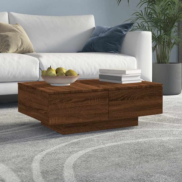 VidaXL Konferenční stolek 90 x 60 x 31 cm kompozitní dřevo [862634] Barva: Betonová šedá