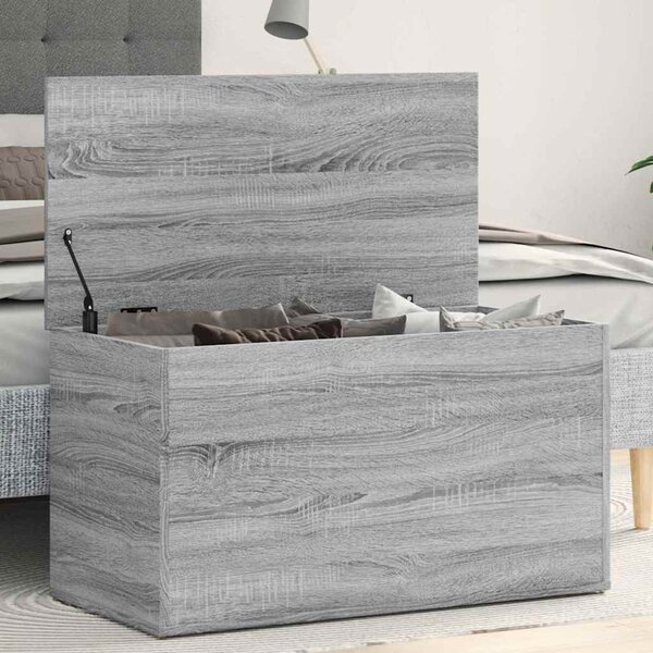 VidaXL Úložná truhla 84 x 42 x 46 cm kompozitní dřevo [862633] Barva: Bílá