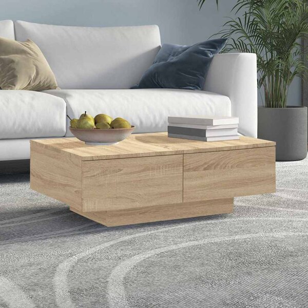 VidaXL Konferenční stolek 90 x 60 x 31 cm kompozitní dřevo [862634] Barva: Betonová šedá