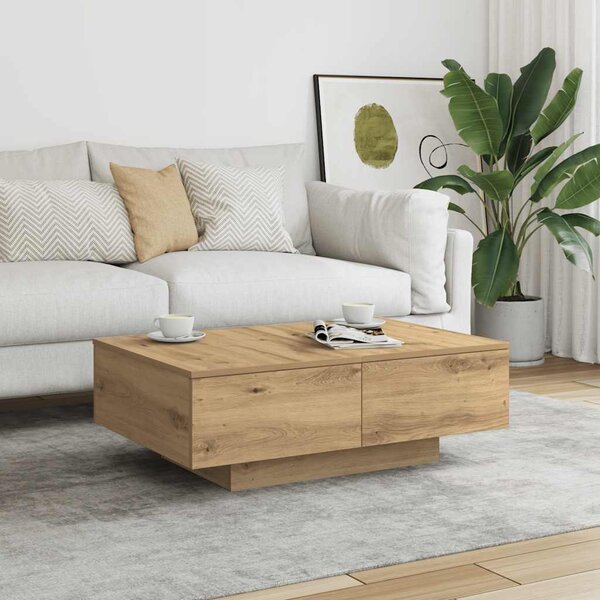 VidaXL Konferenční stolek 90 x 60 x 31 cm kompozitní dřevo [862634] Barva: Betonová šedá
