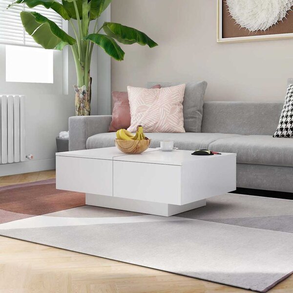 VidaXL Konferenční stolek 90 x 60 x 31 cm kompozitní dřevo [862634] Barva: Betonová šedá