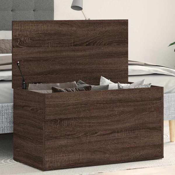 VidaXL Úložná truhla 84 x 42 x 46 cm kompozitní dřevo [862633] Barva: Bílá