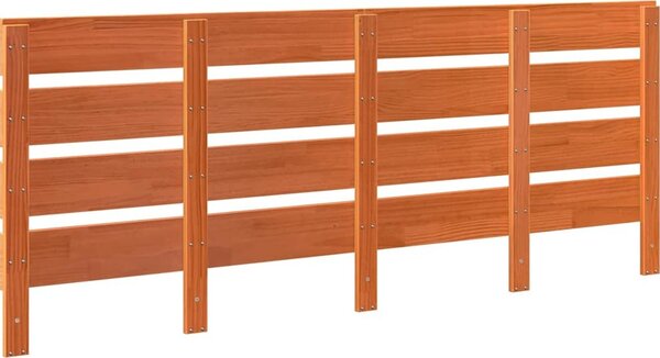 VidaXL Čelo postele 200 x 3 x 80 cm masivní borovice [844449] Barva: Bílá