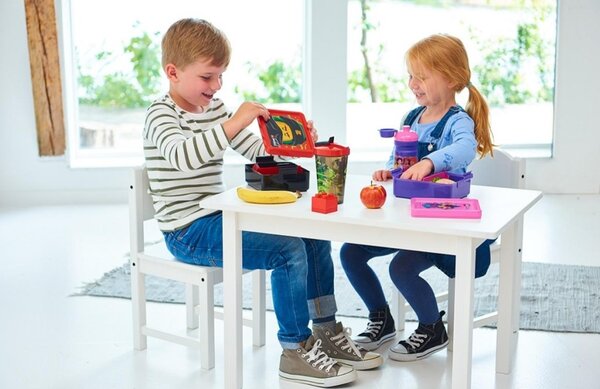 Růžový svačinový set LEGO® FRIENDS Girls Rock