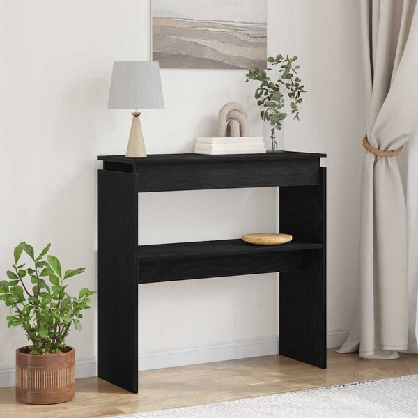 VidaXL Konzolový stolek 80 x 30 x 80 cm kompozitní dřevo [862661] Barva: dub artisan