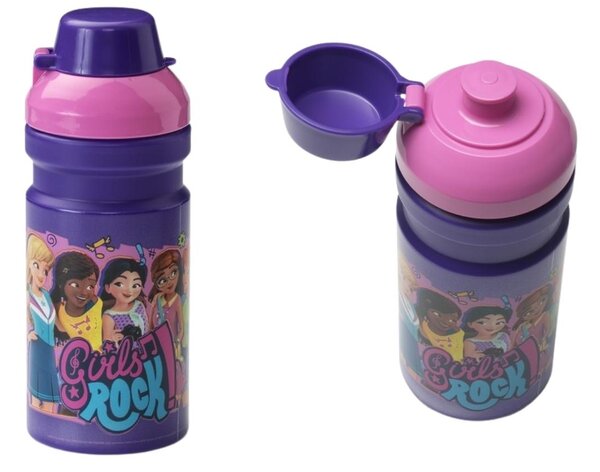 Růžový svačinový set LEGO® FRIENDS Girls Rock
