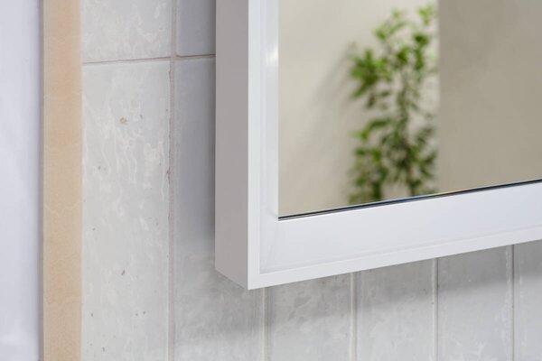 Hansgrohe Xarita E zrcadlo s LED osvětlením 600/50 a infračerveným čidlem, matná bílá 54997700