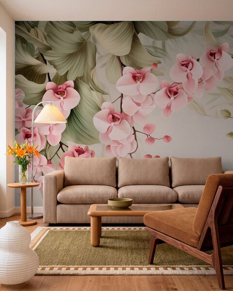 Fototapety Orchideje, závěsné květiny, Fototapety květiny, w05619 : uwalls.cz