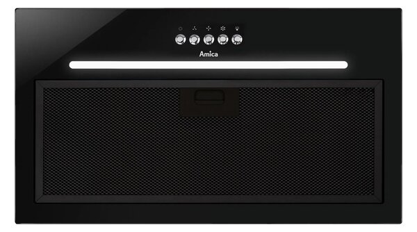 Amica OMP6255BG Vestavný odsavač par černý 389 m³/h
