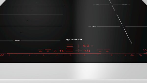 Bosch Serie 8 PXE601DC1E varná deska Černá Vestavěné Indukční varná deska se zónami 4 zóna/zón