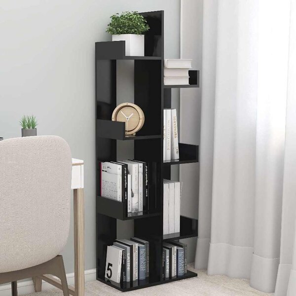 VidaXL Knihovna 48x25,5x140 cm kompozitní dřevo [862681] Barva: dub sonoma
