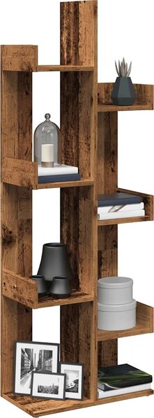 VidaXL Knihovna 48x25,5x140 cm kompozitní dřevo [862681] Barva: dub sonoma