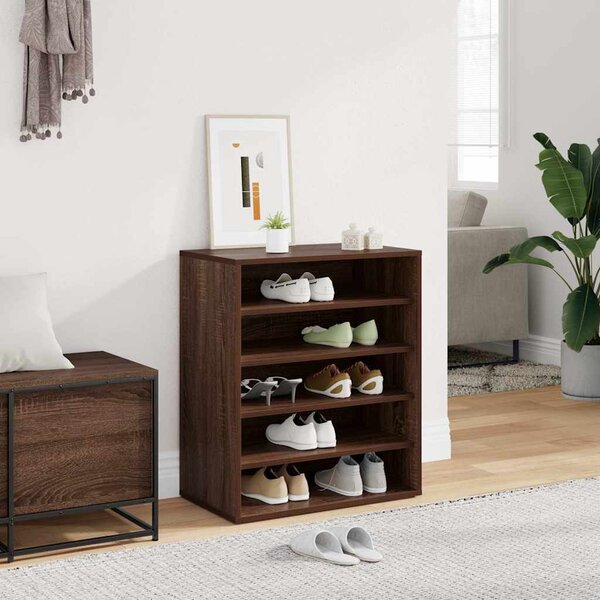VidaXL Botník 60 x 35 x 70 cm kompozitní dřevo [862683] Barva: Bílá