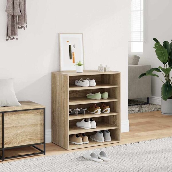 VidaXL Botník 60 x 35 x 70 cm kompozitní dřevo [862683] Barva: Bílá