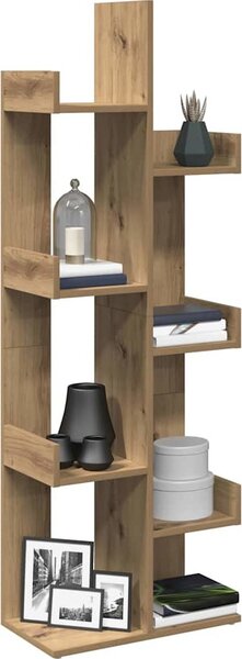VidaXL Knihovna 48x25,5x140 cm kompozitní dřevo [862681] Barva: dub sonoma