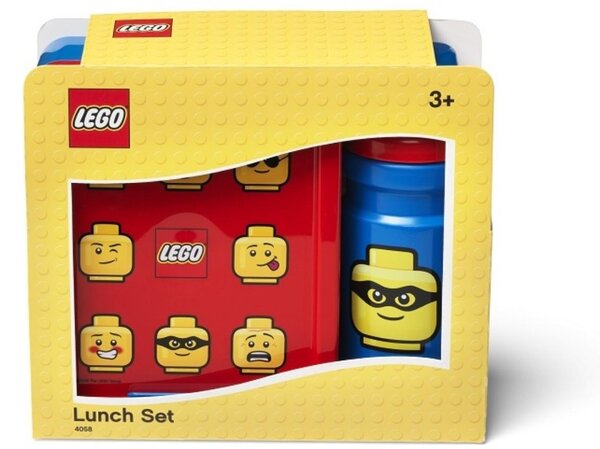 Červeno modrý svačinový set LEGO® ICONIC Classic