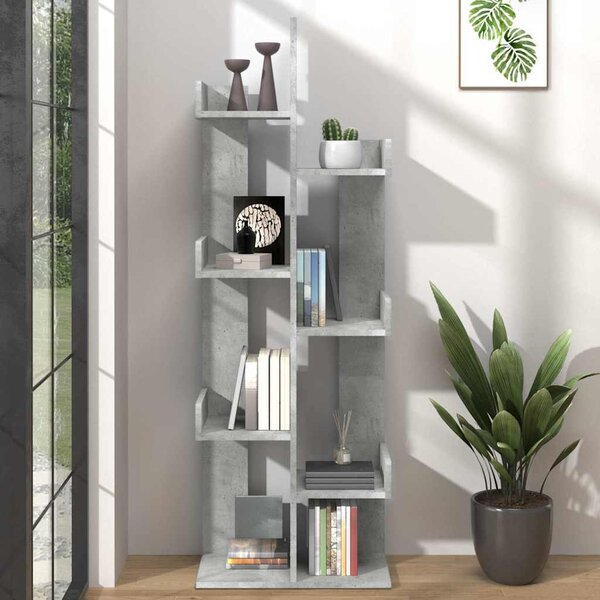 VidaXL Knihovna 48x25,5x140 cm kompozitní dřevo [862681] Barva: dub sonoma