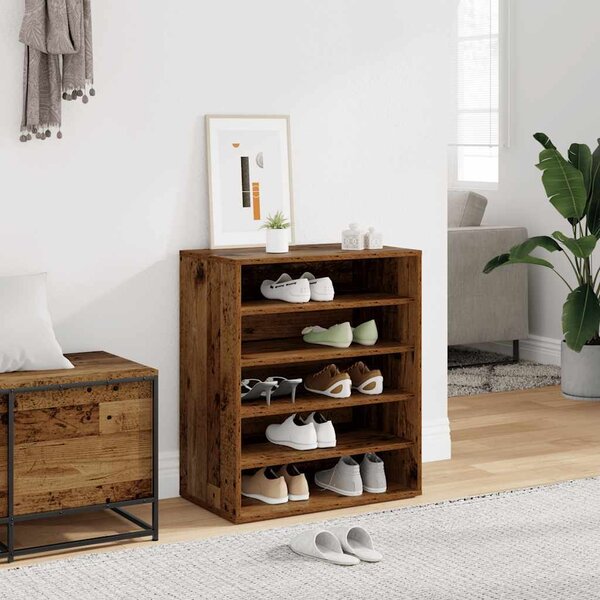 VidaXL Botník 60 x 35 x 70 cm kompozitní dřevo [862683] Barva: Bílá