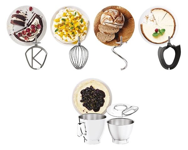 Kenwood KVL85.004SI Stojací mixér 1200 W Stříbrná