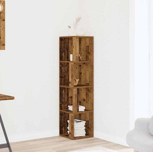 VidaXL Corner Cabinet 33 x 33 x 132 cm Engineered Wood [862692] Barva: Bílá