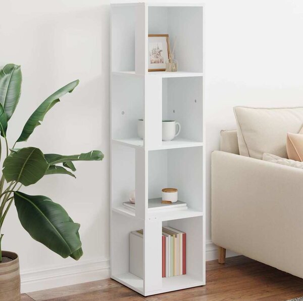 VidaXL Corner Cabinet 33 x 33 x 132 cm Engineered Wood [862692] Barva: Bílá