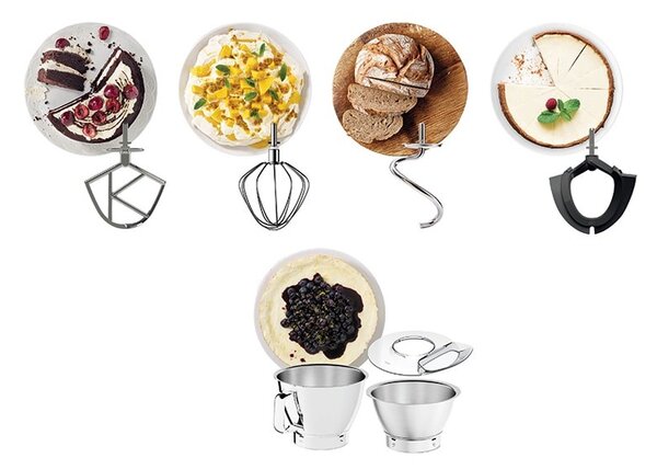Kenwood KVC85.004SI mixér Stojací mixér 1200 W Nerezová ocel