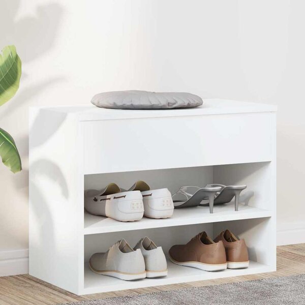 VidaXL Lavice s botníkem 60 x 30 x 45 cm kompozitní dřevo [862702] Barva: dub artisan