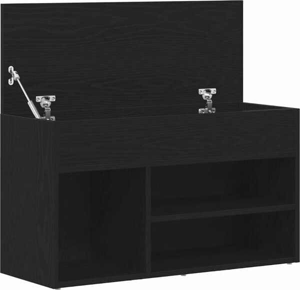 VidaXL Lavice s botníkem 80 x 30 x 45 cm kompozitní dřevo [862703] Barva: Staré dřevo