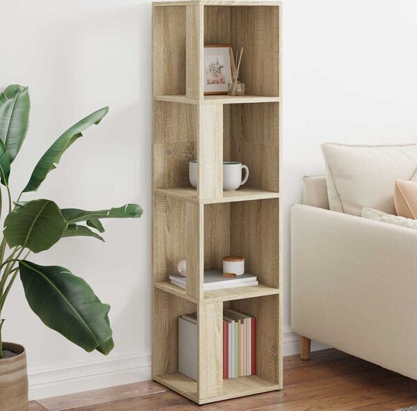 VidaXL Corner Cabinet 33 x 33 x 132 cm Engineered Wood [862692] Barva: Bílá