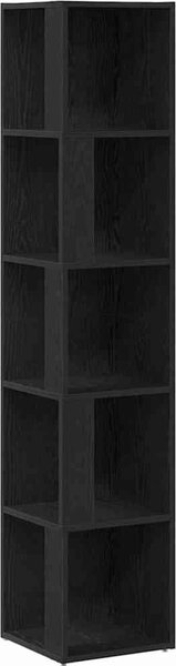 VidaXL Rohové police 33 x 33 x 165 cm Engineered Wood [862693] Barva: Bílá