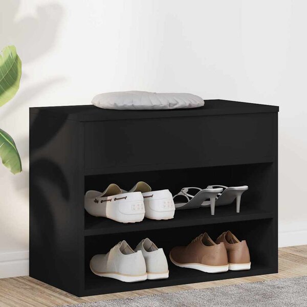 VidaXL Lavice s botníkem 60 x 30 x 45 cm kompozitní dřevo [862702] Barva: dub artisan