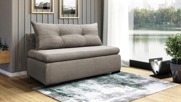 ROZKLÁDACÍ POHOVKA, textil, šedohnědá MID.YOU - Rozkládací pohovky, Online Only