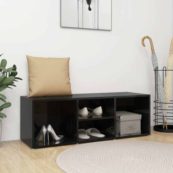 VidaXL Botníková lavice 102 x 35 x 35 cm kompozitní dřevo [875071] Barva: Staré dřevo