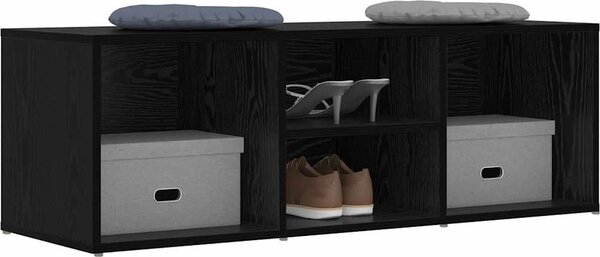 VidaXL Botníková lavice 102 x 35 x 35 cm kompozitní dřevo [875071] Barva: Staré dřevo