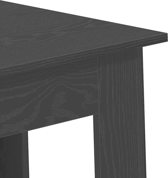 VidaXL Barový stůl s regálem 102x50x103,5 cm kompozitní dřevo [862706] Barva: Bílá