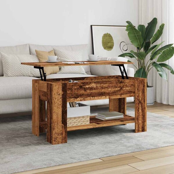 VidaXL Konferenční stolek 101x49x52 cm kompozitní dřevo [862764] Barva: dub artisan