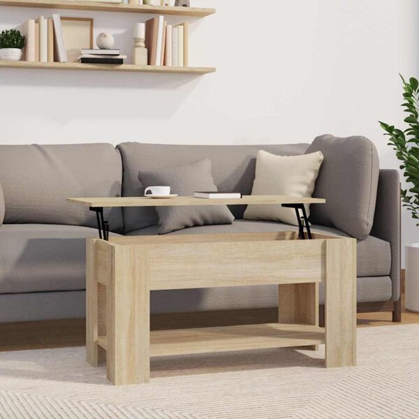 VidaXL Konferenční stolek 101x49x52 cm kompozitní dřevo [862764] Barva: dub artisan