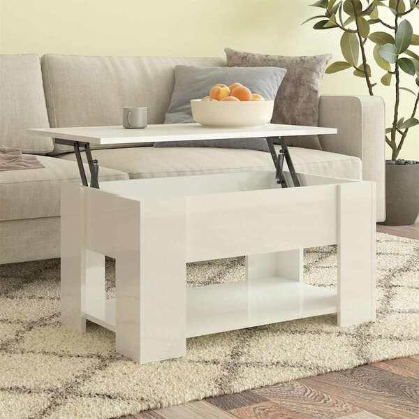 VidaXL Konferenční stolek 79x49x41 cm kompozitní dřevo [862765] Barva: dub artisan