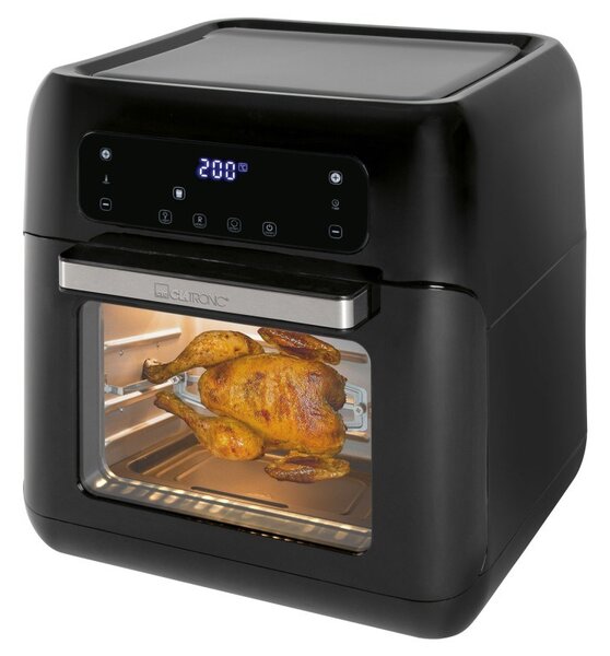 Clatronic FR 3747 H fritovací hrnec 11 l 1500 W Horkovzdušná fritéza Černá