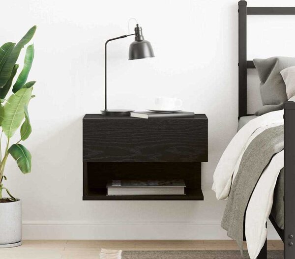 VidaXL Nástěnný noční stolek [862734] Barva: Betonová šedá