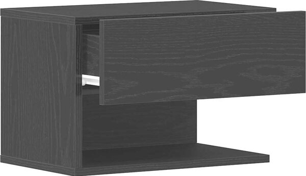 VidaXL Nástěnný noční stolek [862734] Barva: Betonová šedá