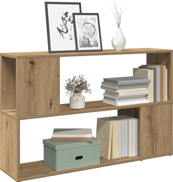 VidaXL Knihovna 100 x 24 x 63 cm kompozitní dřevo [863156] Barva: Bílá